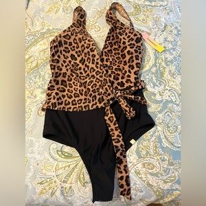 Summersalt faux wrap swimsuit
